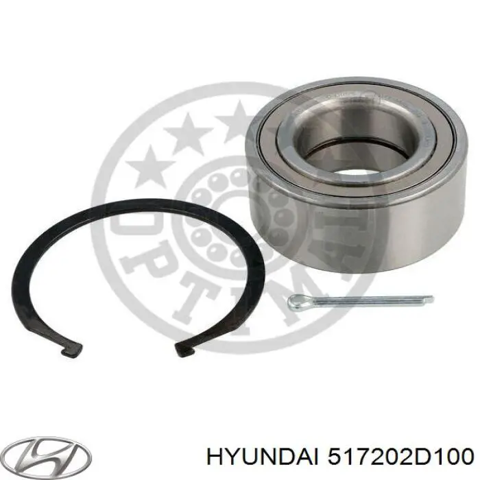 Compre 517202D100 Hyundai/Kia Rolamento de cubo dianteiro