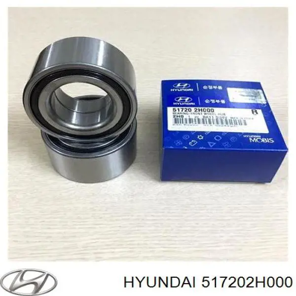 517202H000 Hyundai/Kia Rolamento de cubo dianteiro