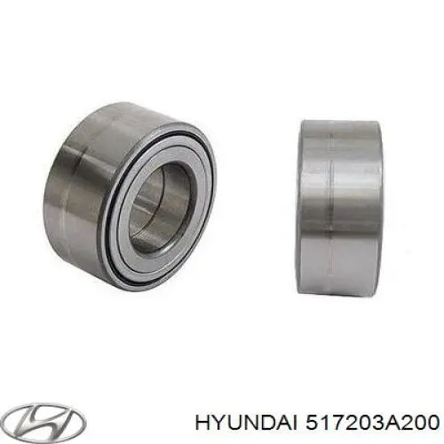517203A200 Hyundai/Kia Rolamento de cubo dianteiro