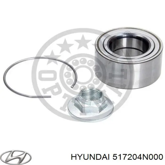 Compre 517204N000 Hyundai/Kia Rolamento de cubo dianteiro
