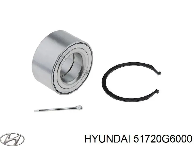 Rolamento de cubo dianteiro Hyundai/Kia 51720G6000 preço, a partir de 36,29 USD