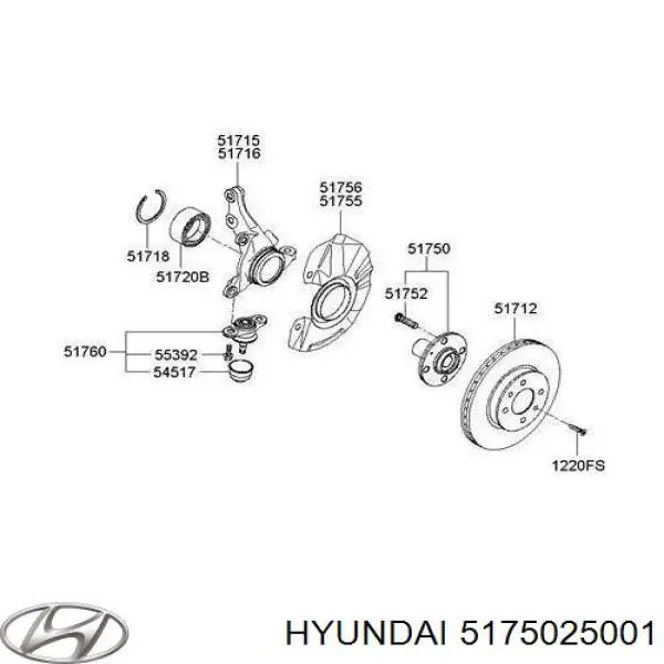 Compre 5175025001 Hyundai/Kia Cubo dianteiro