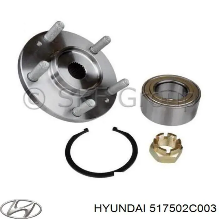 Cubo dianteiro Hyundai/Kia 517502C003 preço, a partir de 18,07 USD
