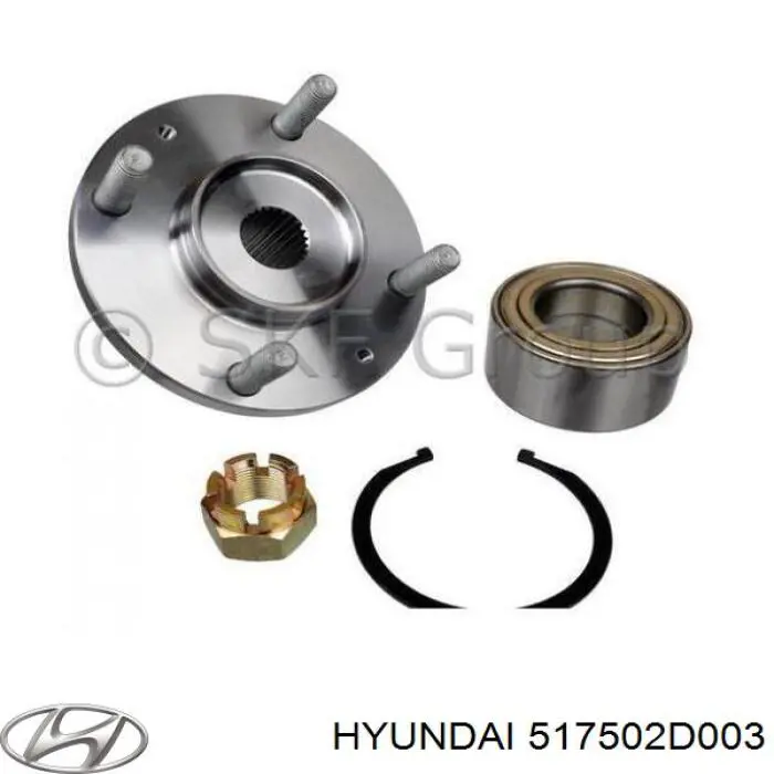 Cubo dianteiro Hyundai/Kia 517502D003 preço, a partir de 27,77 USD