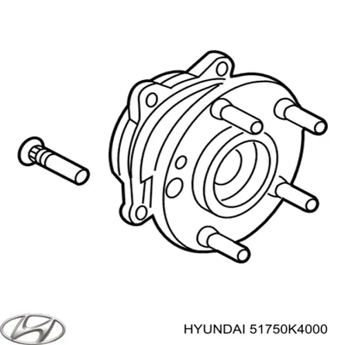 51750K4000 Hyundai/Kia Cubo dianteiro
