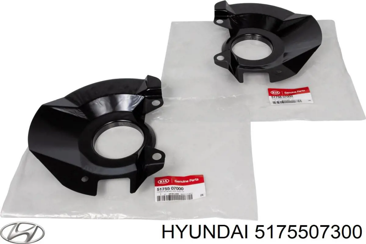 Proteção do freio de disco dianteiro esquerdo Hyundai/Kia 5175507300 preço, a partir de 37,20 USD