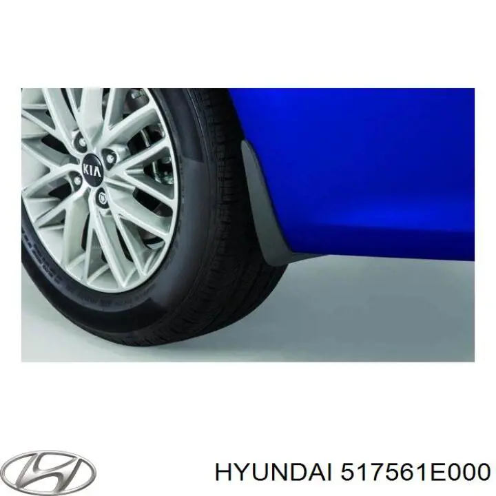 Proteção do freio de disco dianteiro direito Hyundai/Kia 517561E000 preço, a partir de  USD