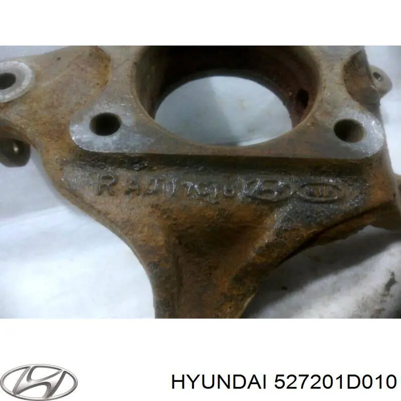 527201D010 Hyundai/Kia Pino moente (extremidade do eixo) traseiro direito
