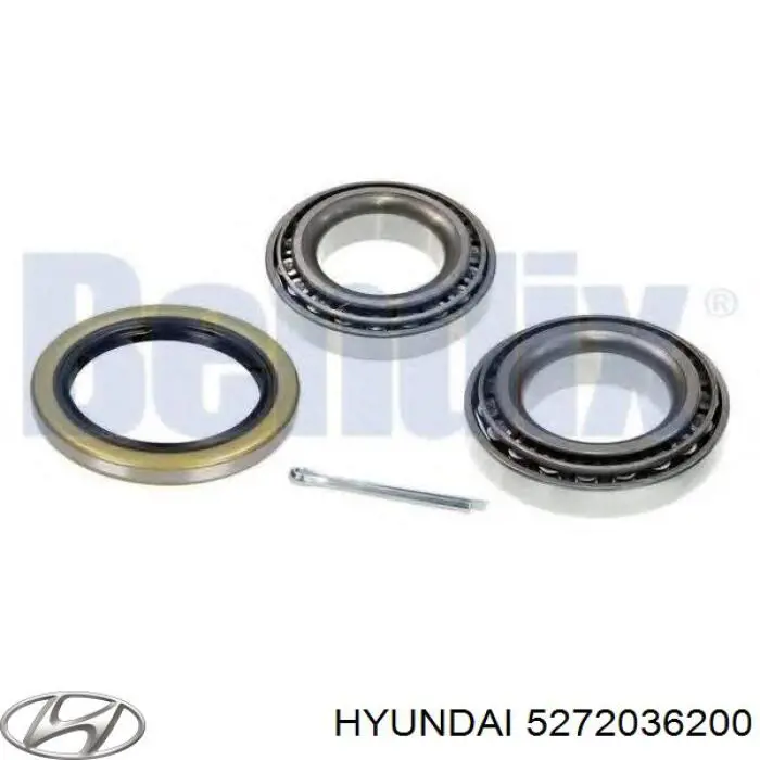 Rolamento interno de cubo traseiro Hyundai Sonata II 