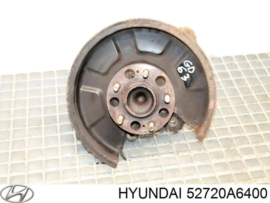 52720A6400 Hyundai/Kia Pino moente (extremidade do eixo) traseiro direito