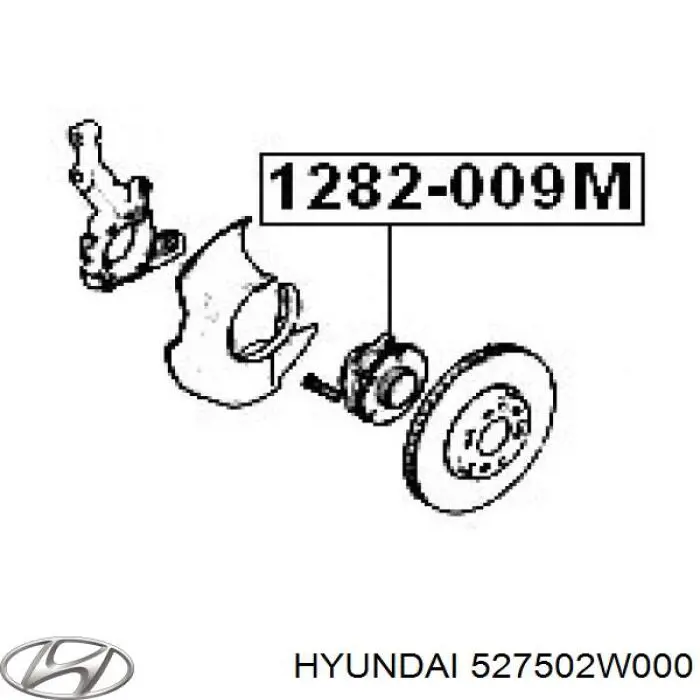 Compre 527502W000 Hyundai/Kia Cubo traseiro
