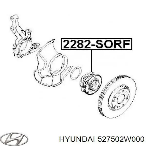 Compre 527502W000 Hyundai/Kia Cubo traseiro