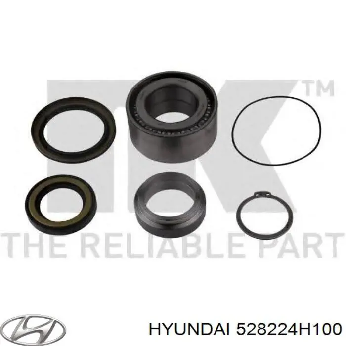 528224H100 Hyundai/Kia Anel de travagem de rolamento do semieixo traseiro