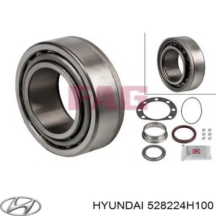 Anel de travagem de rolamento do semieixo traseiro Hyundai/Kia 528224H100 preço, a partir de 48,90 USD