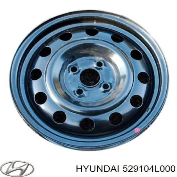 529104L000 Hyundai/Kia Discos de roda de aço (estampados)