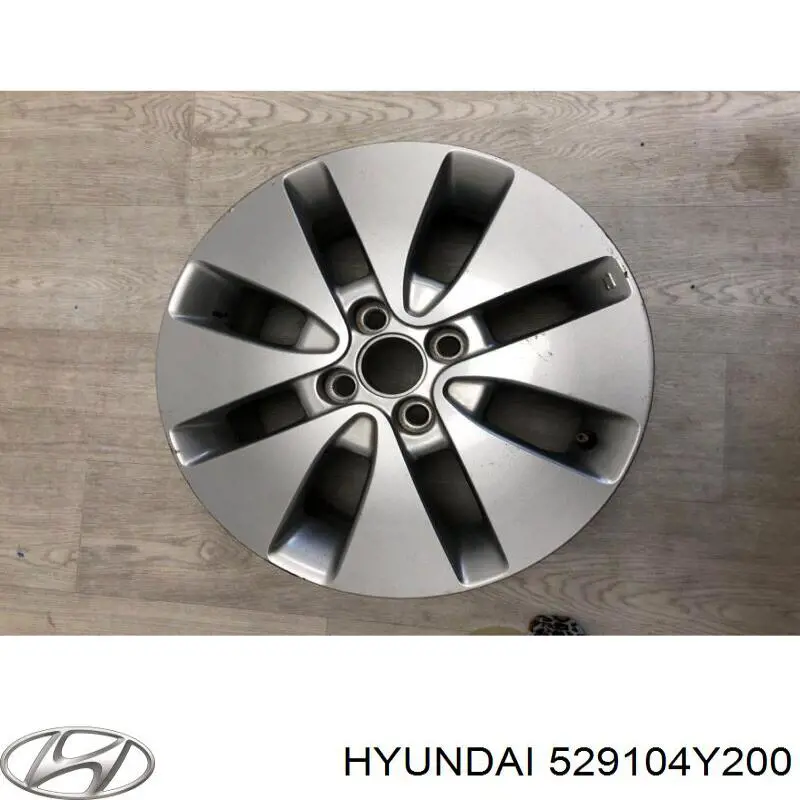529104Y200 Hyundai/Kia Discos de roda de aleação ligeira (de aleação ligeira, de titânio)