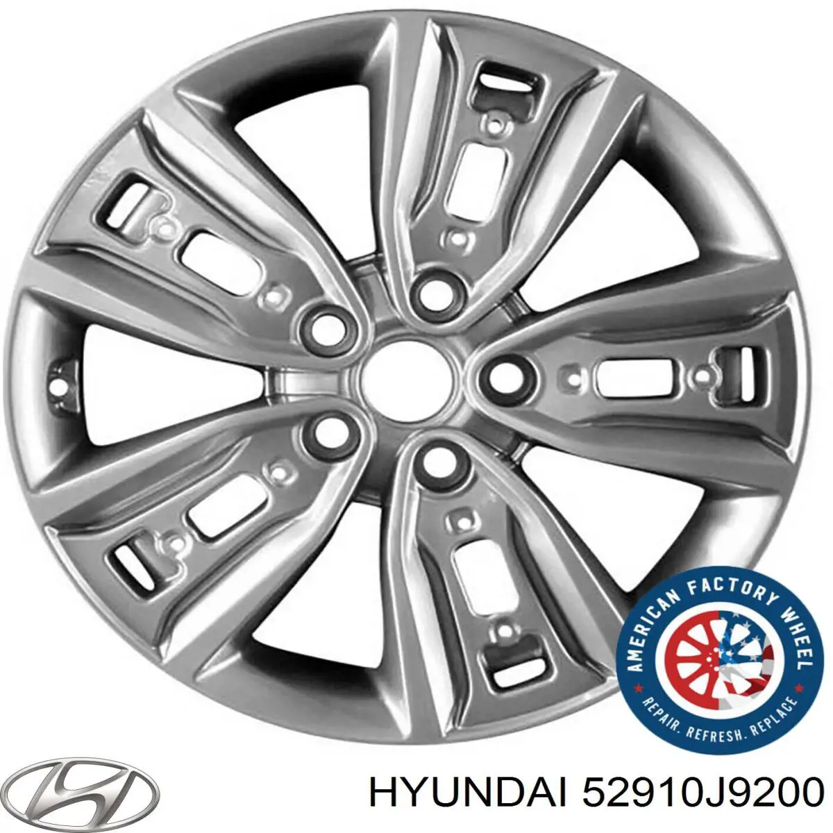 Discos de roda de aleação ligeira (de aleação ligeira, de titânio) Hyundai/Kia 52910J9200 preço, a partir de 269,01 USD