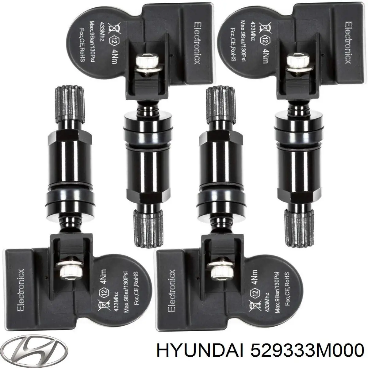 Sensor de pressão de ar nos pneus Hyundai/Kia 529333M000 preço, a partir de 51,73 USD