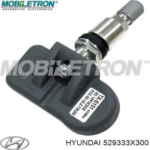 529333X300 Hyundai/Kia Sensor de pressão de ar nos pneus