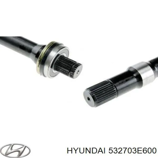 Compre 532703E600 Hyundai/Kia Veio de acionamento do semieixo intermédio