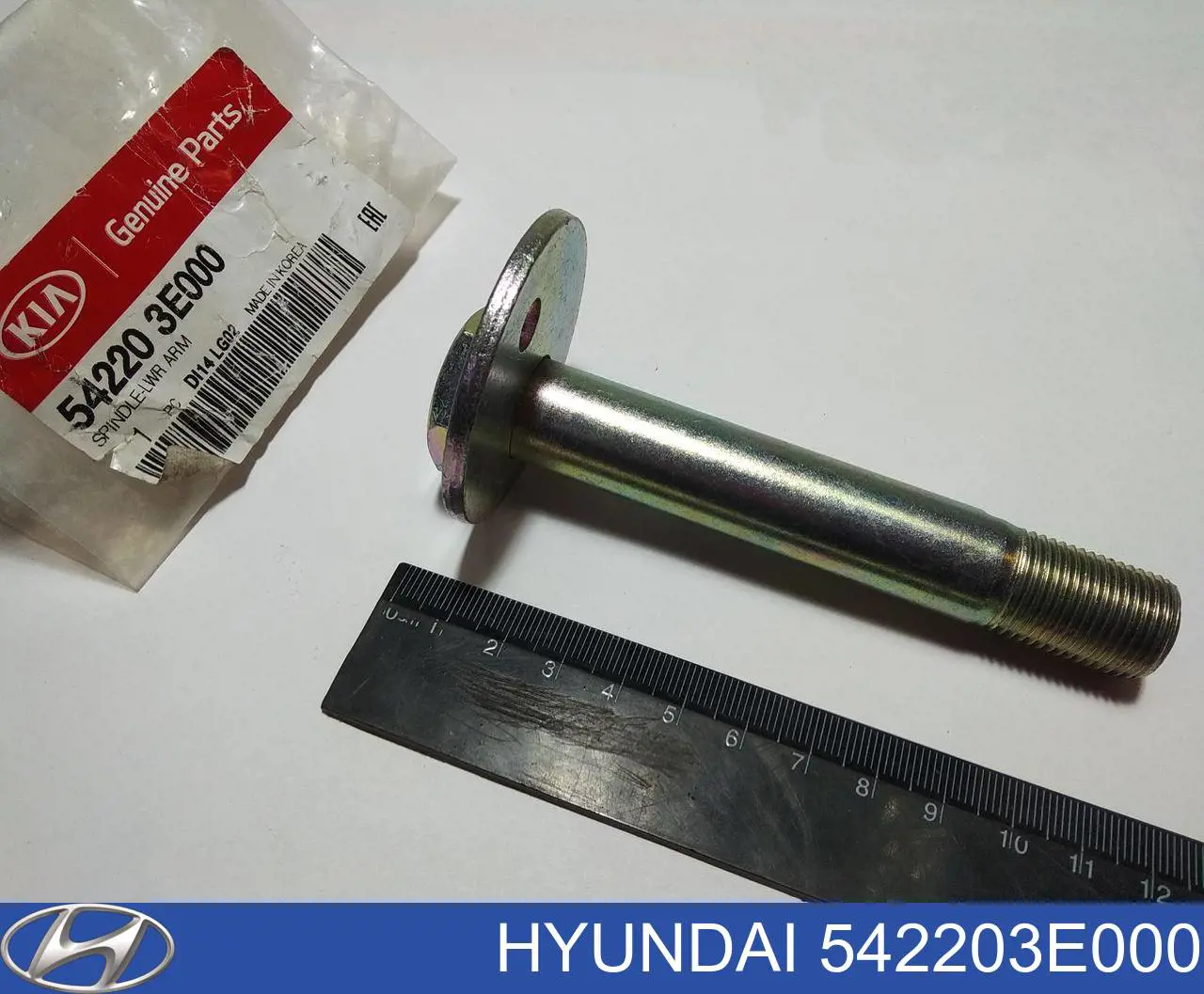 542203E000 Hyundai/Kia Parafuso de fixação de braço oscilante dianteiro, inferior