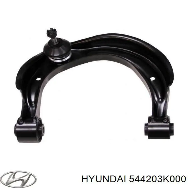 544203K000 Hyundai/Kia Braço oscilante superior direito de suspensão dianteira