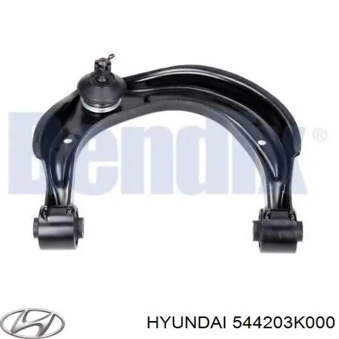 Compre 544203K000 Hyundai/Kia Braço oscilante superior direito de suspensão dianteira