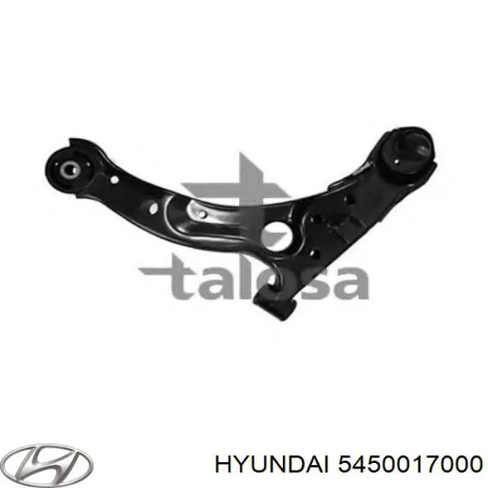 Compre 5450017000 Hyundai/Kia Braço oscilante inferior esquerdo de suspensão dianteira
