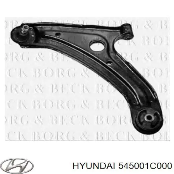 Braço oscilante inferior esquerdo de suspensão dianteira Hyundai/Kia 545001C000 preço, a partir de 71,90 USD