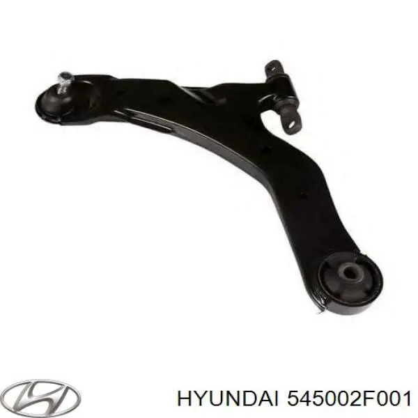 545002F001 Hyundai/Kia Braço oscilante inferior esquerdo de suspensão dianteira