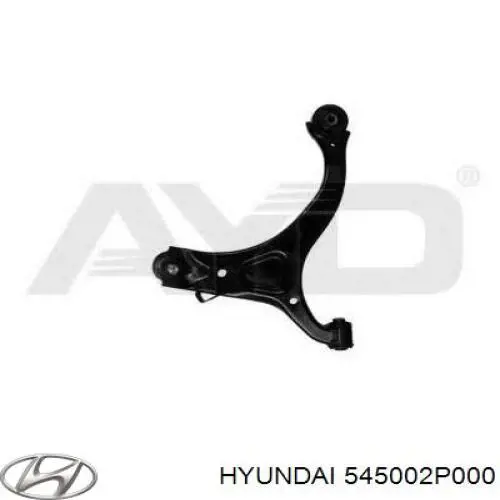 Compre 545002P000 Hyundai/Kia Braço oscilante inferior esquerdo de suspensão dianteira