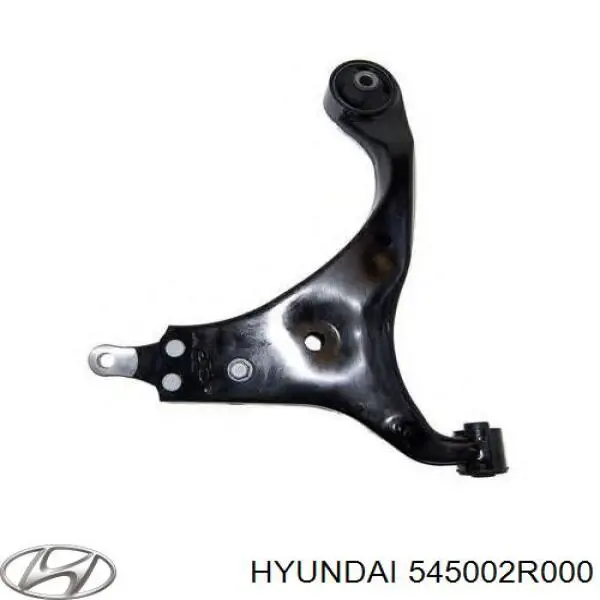 545002R000 Hyundai/Kia Braço oscilante inferior esquerdo de suspensão dianteira