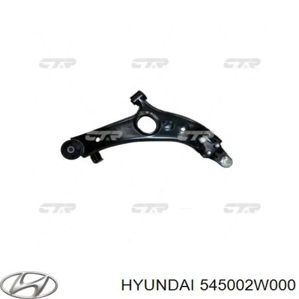 Braço oscilante inferior esquerdo de suspensão dianteira Hyundai/Kia 545002W000 preço, a partir de 105,95 USD