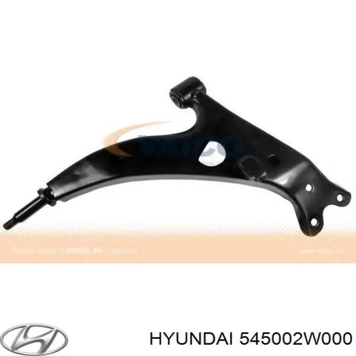 545002W000 Hyundai/Kia Braço oscilante inferior esquerdo de suspensão dianteira