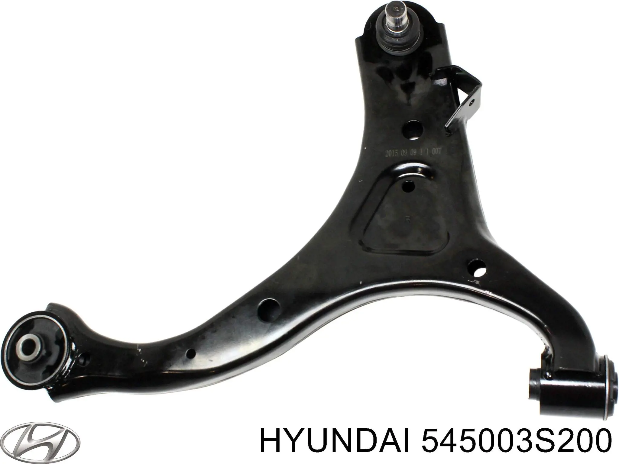 545003S200 Hyundai/Kia Braço oscilante inferior esquerdo de suspensão dianteira