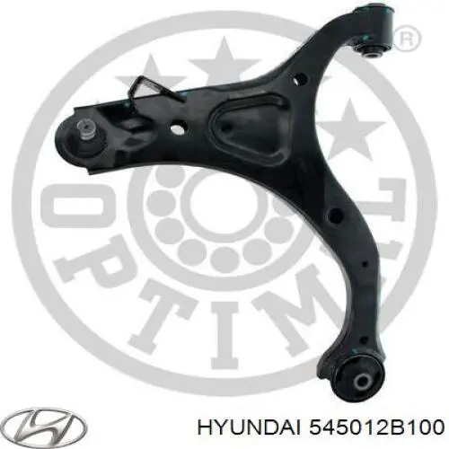 Braço oscilante inferior direito de suspensão dianteira Hyundai/Kia 545012B100 preço, a partir de 76,65 USD