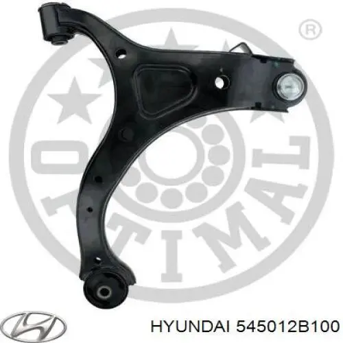 Compre 545012B100 Hyundai/Kia Braço oscilante inferior direito de suspensão dianteira