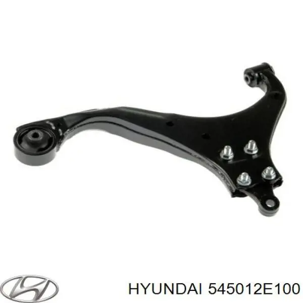 545012E100 Hyundai/Kia Braço oscilante inferior direito de suspensão dianteira