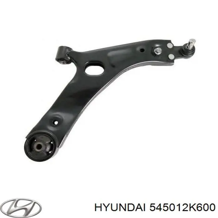 545012K600 Hyundai/Kia Braço oscilante inferior direito de suspensão dianteira