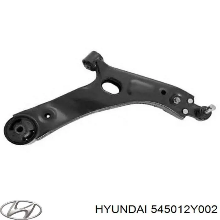 545012Y002 Hyundai/Kia Braço oscilante inferior direito de suspensão dianteira