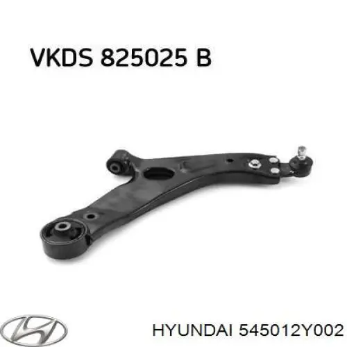 Braço oscilante inferior direito de suspensão dianteira Hyundai/Kia 545012Y002 preço, a partir de 98,92 USD
