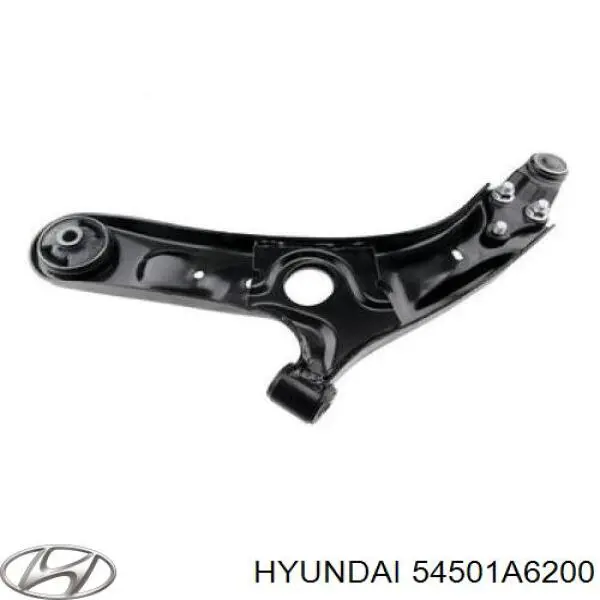 54501A6200 Hyundai/Kia Braço oscilante inferior direito de suspensão dianteira