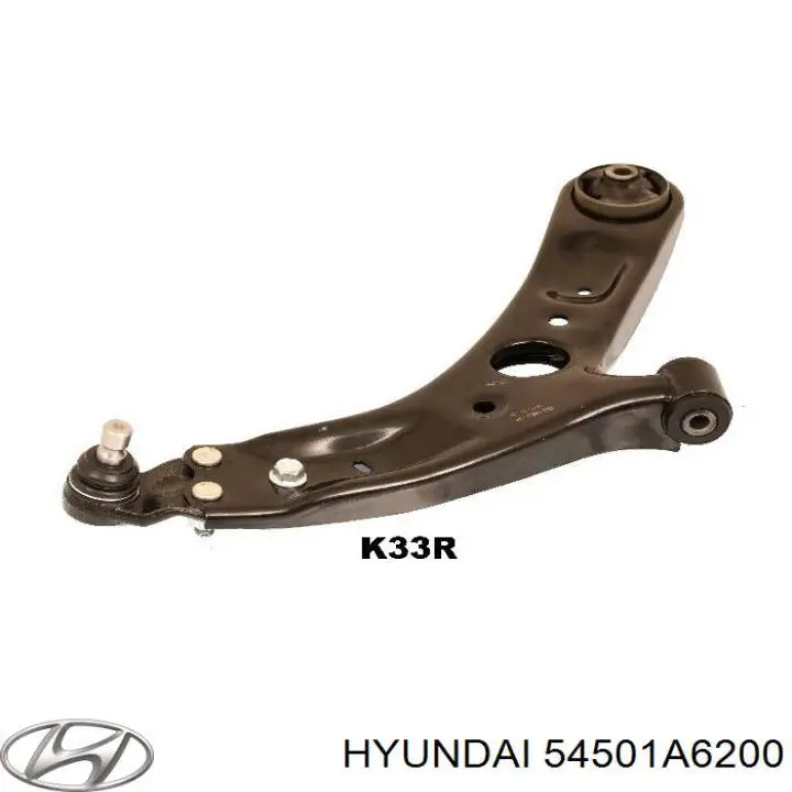 Braço oscilante inferior direito de suspensão dianteira Hyundai/Kia 54501A6200 preço, a partir de 107,26 USD