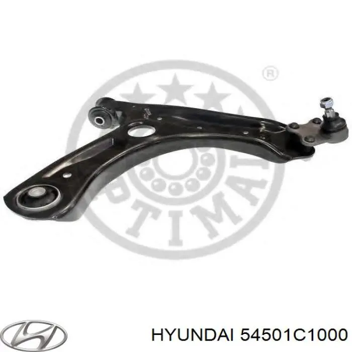 Braço oscilante inferior direito de suspensão dianteira Hyundai/Kia 54501C1000 preço, a partir de 100,45 USD