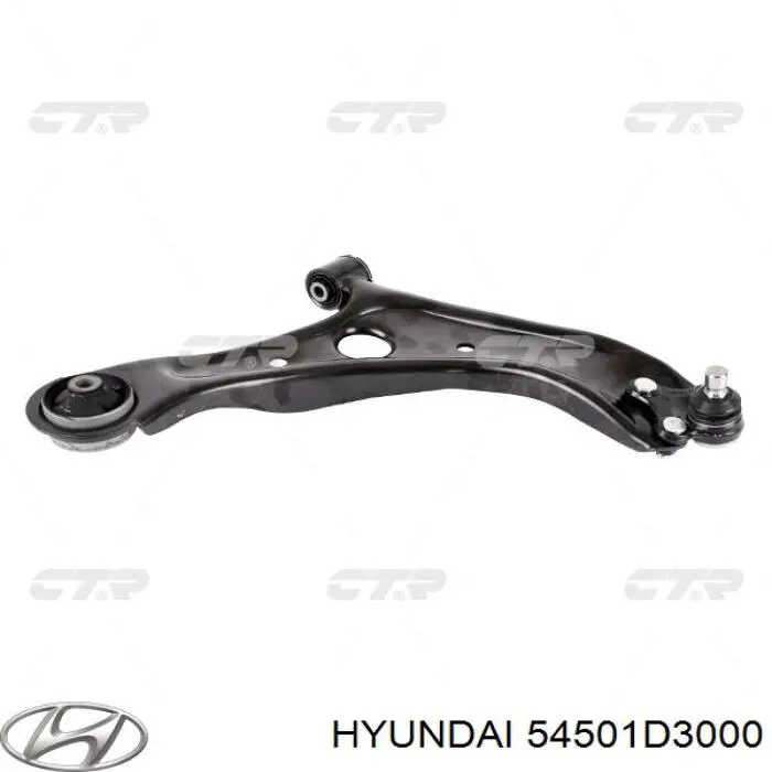 SAK8772R 555 Braço oscilante inferior direito de suspensão dianteira