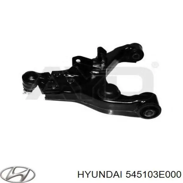 545103E000 Hyundai/Kia Braço oscilante inferior esquerdo de suspensão dianteira