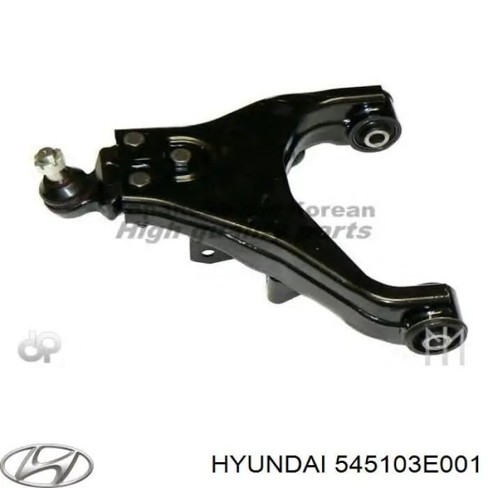 Compre 545103E001 Hyundai/Kia Braço oscilante inferior esquerdo de suspensão dianteira