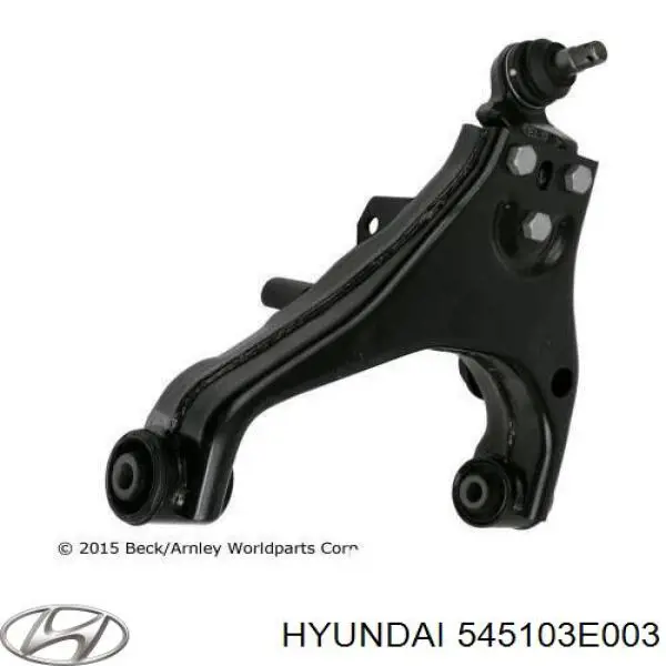 545103E003 Hyundai/Kia Braço oscilante inferior esquerdo de suspensão dianteira