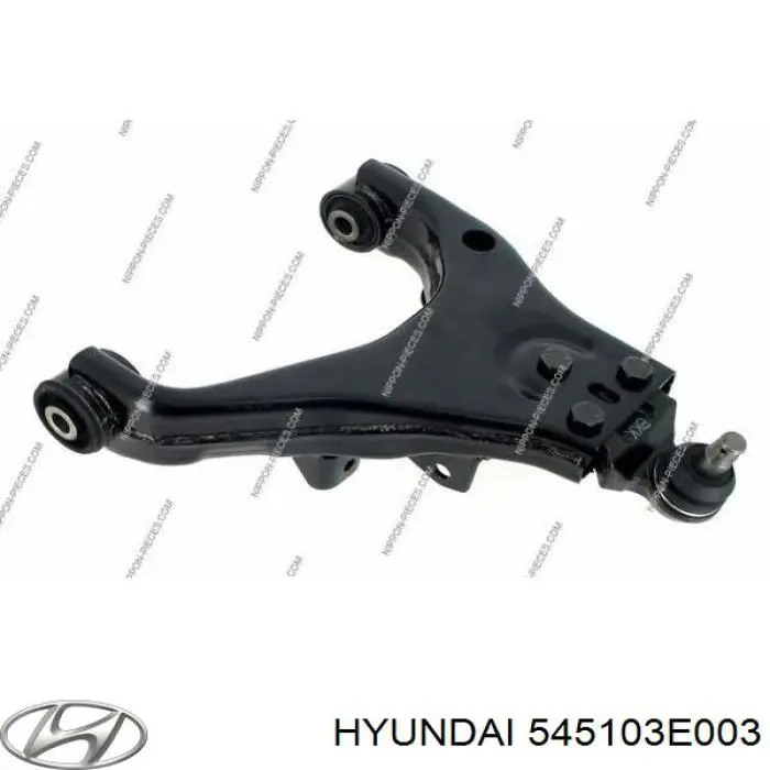 Compre 545103E003 Hyundai/Kia Braço oscilante inferior esquerdo de suspensão dianteira