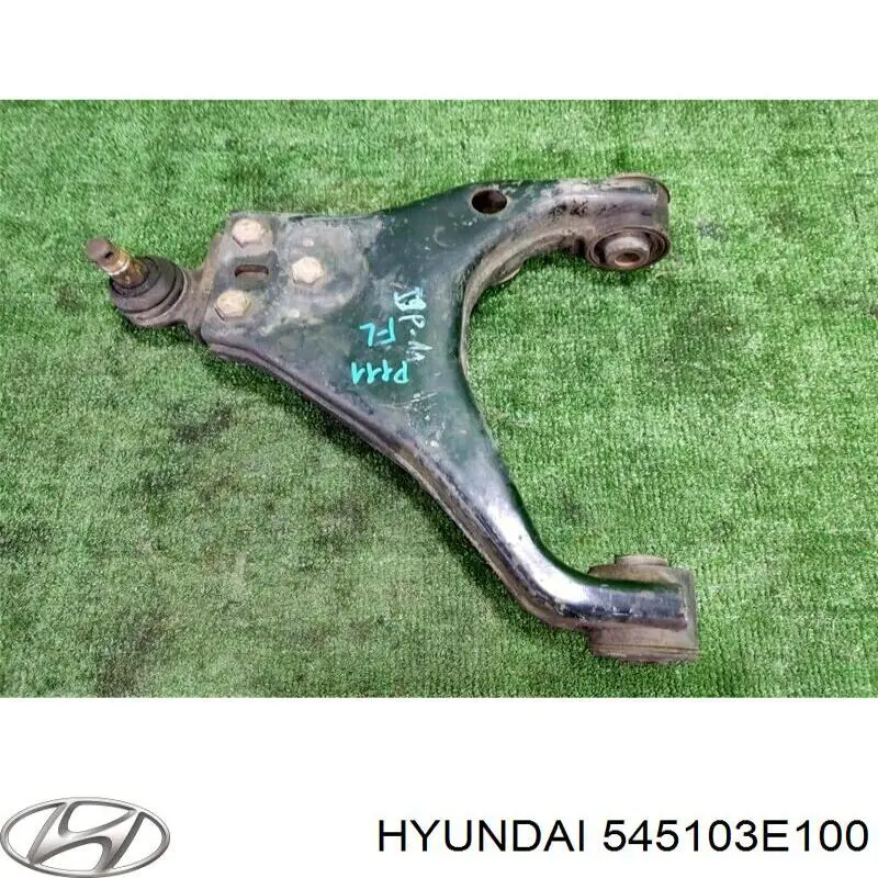 545103E100 Hyundai/Kia Braço oscilante inferior esquerdo de suspensão dianteira